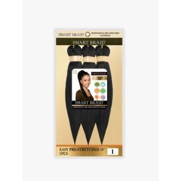 Smart Braids Pre Stretched 3x - 16 inches - 1 haarextensions