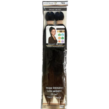 Smart Braids Pre Stretched 2x - T1B-30 haarvlechten