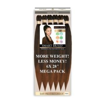 Smart Braids Pre Stretched 6x - T1B/30 afbeelding