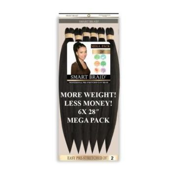 Smart Braids Pre Stretched 6x - 2 vlechten