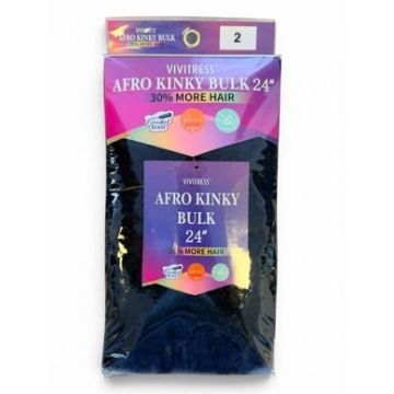 Vivitress Afro Kinky Bulk 24 inches #2 haarproduct