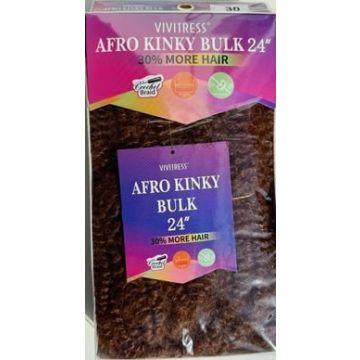 Vivitress Afro Kinky Bulk 24 inches #30