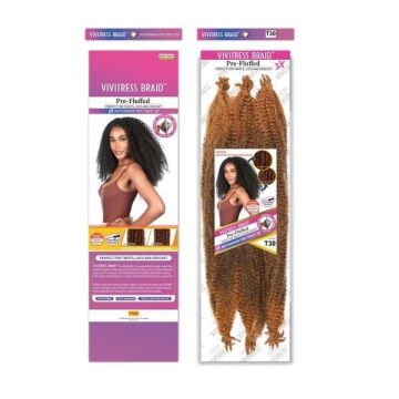 Vivitress Pre Fluffed WaterWave Fro Twist 24 inch T1B/30