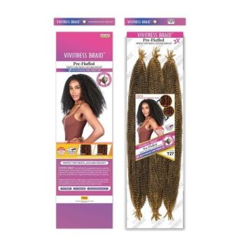 Vivitress Pre Fluffed WaterWave Fro Twist 24 inch T1B/27