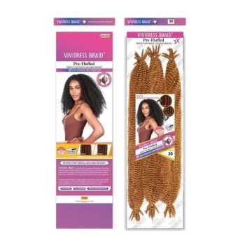 Vivitress Pre Fluffed WaterWave Fro Twist 24 inch - 30