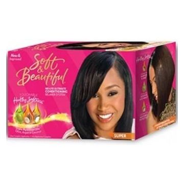 Soft & Beautiful No-Lye Relaxer Kit Super