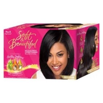 Soft & Beautiful No-Lye Relaxer Kit Regular