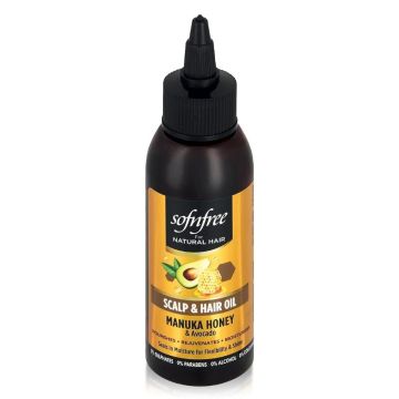 Sofn’Free Manuka Honey & Avocado Scalp & Hair Oil 100ml