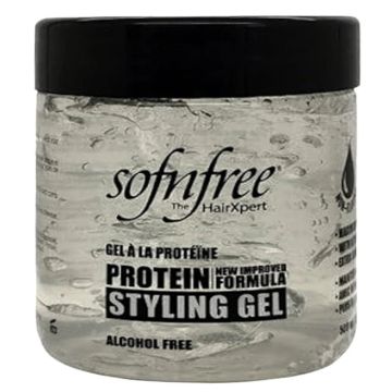 Sofn'free n' Protien Styling Gel Clear 15oz