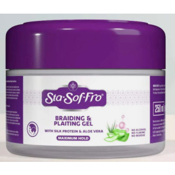 Sta Sof Fro Silk Protein & Aloe Vera Braiding & Plaiting Gel 250 ml
