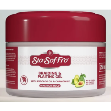 Sta Sof Fro Avocado Oil & Chamomile Braiding & Plaiting Gel 250 ml