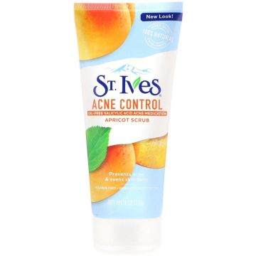 ST. Ives Acne Control Apricot Scrub in tube van 6oz