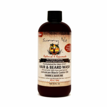 Sunny Isle Jamaican Black Castor Oil 2-N-1 Hair & Beard Wash