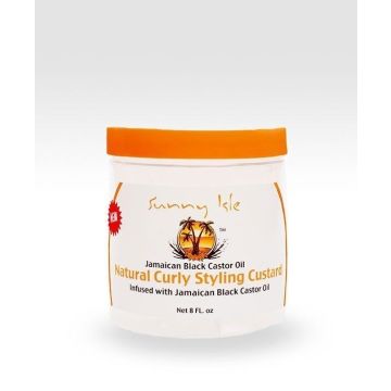Sunny Isle Jamaican Black Castor Oil Curly Custard 237 ml