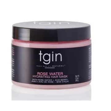 TGIN Rose Water Hydrating Mask 12oz voor droog haar