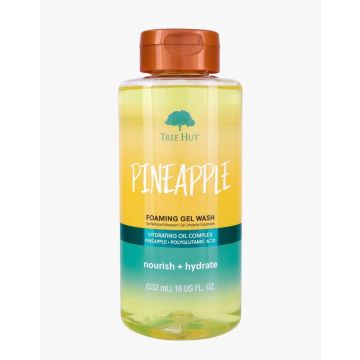 Tree Hut Foaming Gel Body Wash met ananas geur