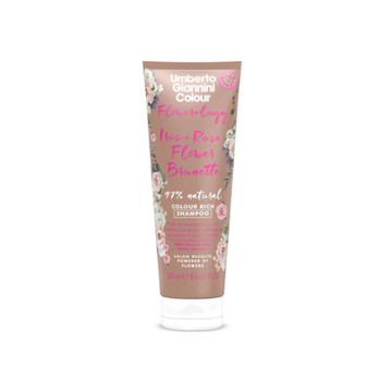 Umberto Giannini Flowerology Iris + Rose Flower Vegan Brunette Shampoo 8.4oz