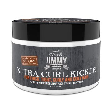Uncle Jimmy Curl Kicker Cream Extra 8oz voor gedefinieerde krullen
