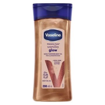 Vaseline Intensive Care Vanilla Glow Body Gel Oil 200 ml