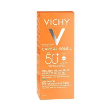 Vichy Capital Soleil Dry Touch Sun Cream Face SPF50 50 ML verpakking