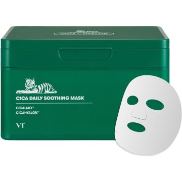 Vt Cosmetics Cica Daily Soothing Mask - 30 Sheets