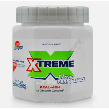 Xtreme Professional Styling Gel  - Clear Jar Ultimate Hold 250gr