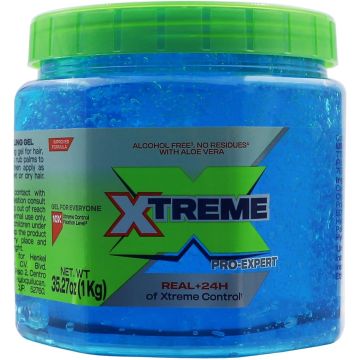 Xtreme Professional Styling Gel - Blue - Jumbo Jar 1000gr