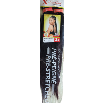 X-Pression Pre-Stretched Braid T1B-99J voor vlechten