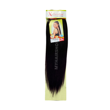 X-Pression Pre-Stretched Braid T1B-Purple voor vlechten