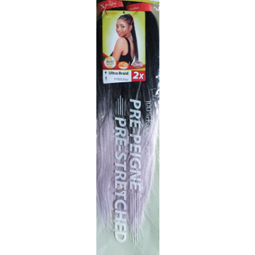 X-Pression Pre-Stretched Braid T1B-Lilac