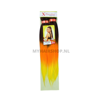 X-Pression Pre-Stretched Braid 2X 46 Inches #OM/Sunset