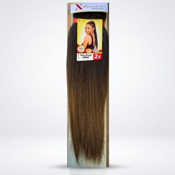 X-Pression Pre-Stretched Braid 2X 46 Inches in Ash Brown