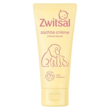 Zwitsal Baby Zachte Crème Kamille 100 ml voor babyhuid